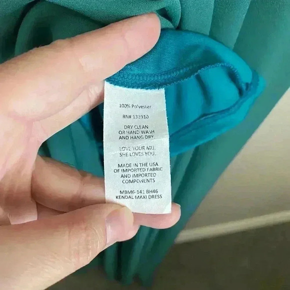 SHOW ME YOUR MUMU Kendall Soft V-Back A-Line Gown Size Large - Picture 5 of 12